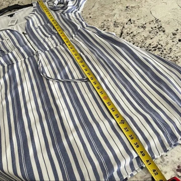 Torrid Blue Nautical Striped Dress - Picture 13 of 15